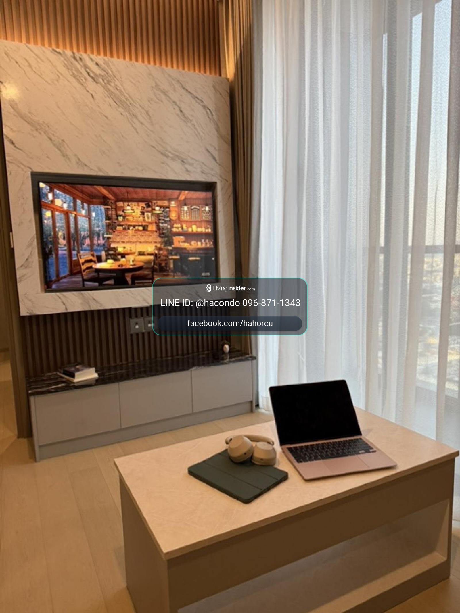 The Extro Phayathai - Rangnam【𝐑𝐄𝐍𝐓】เส้นสายโดดเด่น วัสดุมีมิติ ห้องดูมีเอกลักษณ์ ติดต่อไลน์ไอดี: @hacondo – รูปที่ 3