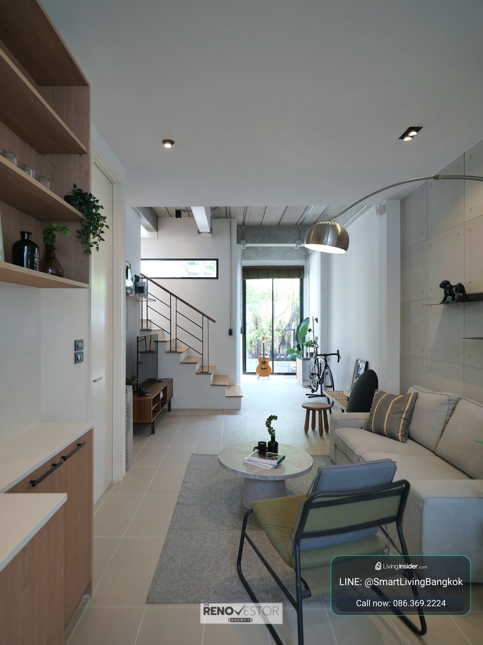 📢👇 Ready to move in :Townhouse at Soi Soonvijai Petchaburi road, modern loft style near Bangkok Hospital – รูปที่ 4