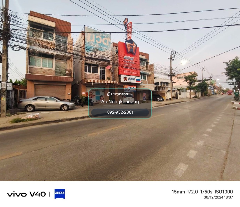 Commercial building on Bang Waek Road, opposite Park Theerin Village, parking for 2 cars, 500 meters from Kanchanaphisek Road. – รูปที่ 3