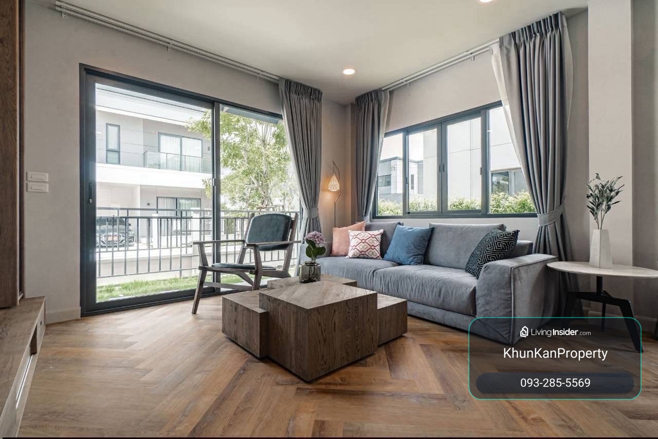 ✅Rent ✅corner house, Centro Bangna area 59 sq.w., usable area 164 sq.m. – รูปที่ 3