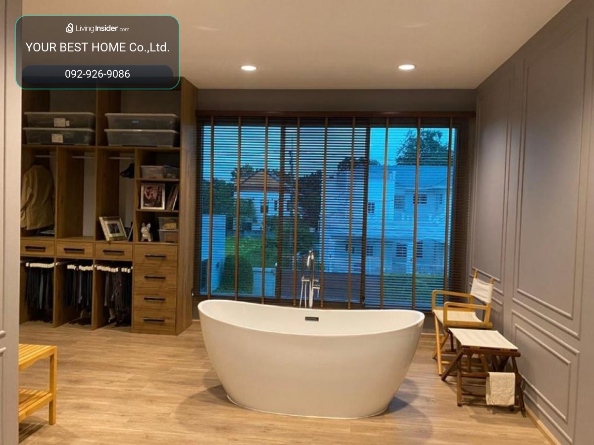 For rent/sale บ้านเดี่ยวหรู พื้นที่กว้าง ใกล้สนามกอล์ฟทำเลมีนบุรี – รูปที่ 3