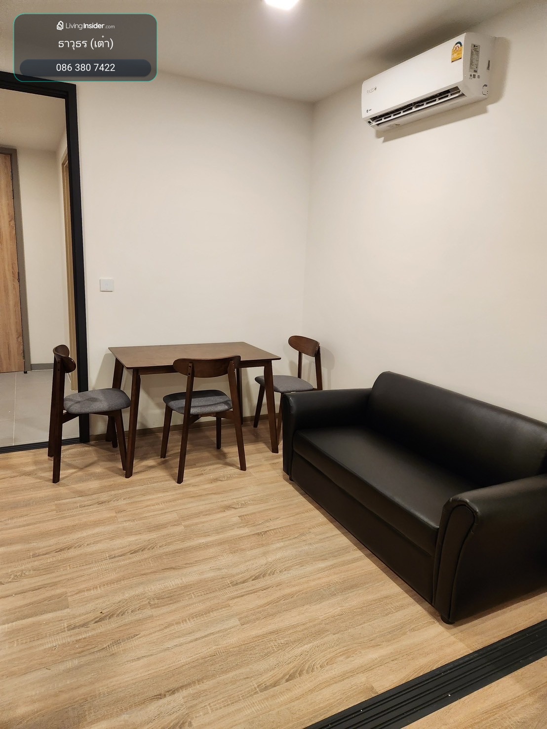 ให้ เช่า XT Phayathai ห้องแต่งใหม่ 1ห้องนอน 1ห้องน้ำ size ใหญ่ 42ตารางเมตร – รูปที่ 3