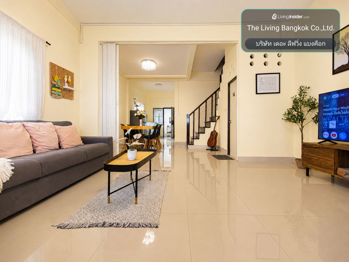 เลี้ยงสัตว์ได้ บ้านแฝดให้เช่า หมู่บ้านรังสิยา ซอยอุดมสุข 58  (rt-01) – รูปที่ 4