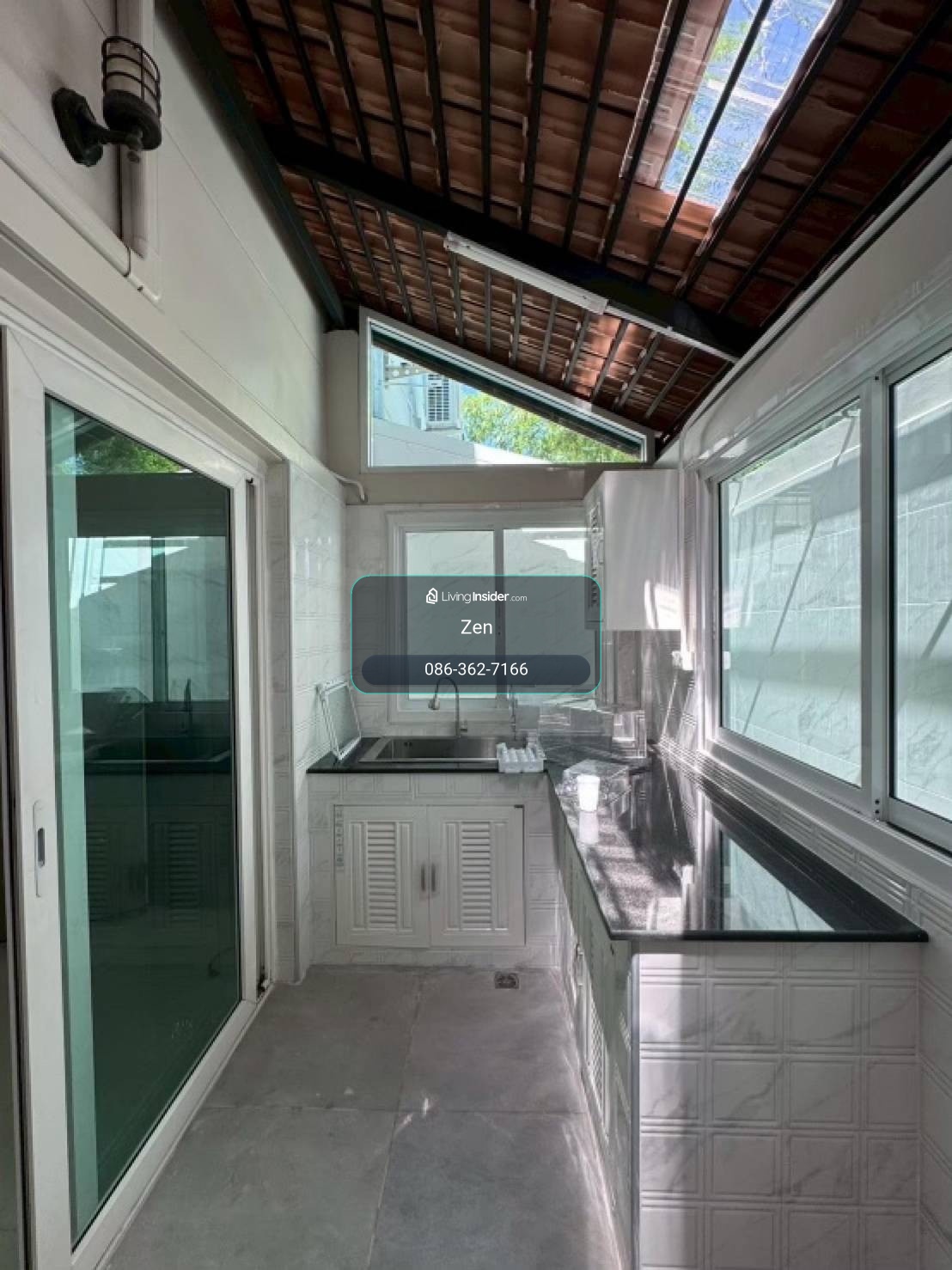 Townhouse for rent, Cher Watcharapol, near Or-Ngern Market, only 4 minutes away. – รูปที่ 4