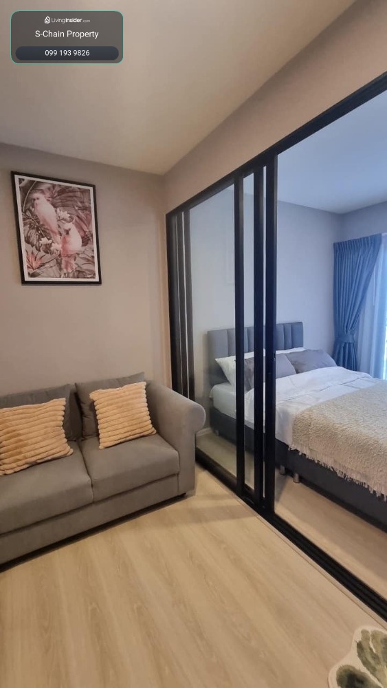🌷FOR RENT>> A Space Mega 2>> 9th floor, good view, morning sun room, cool and comfortable room, beautiful room, new wallpaper throughout the room, next to Mega Bangna #LV-MO1241 – รูปที่ 2