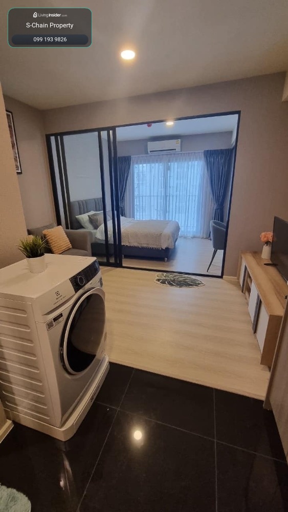 🌷FOR RENT>> A Space Mega 2>> 9th floor, good view, morning sun room, cool and comfortable room, beautiful room, new wallpaper throughout the room, next to Mega Bangna #LV-MO1241 – รูปที่ 3