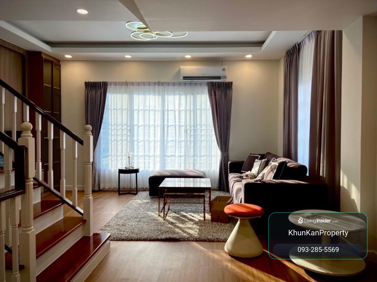 ✅Rent✅corner house 4 floors, Plus Park Avenue Lasalle-Srinakarin – รูปที่ 2