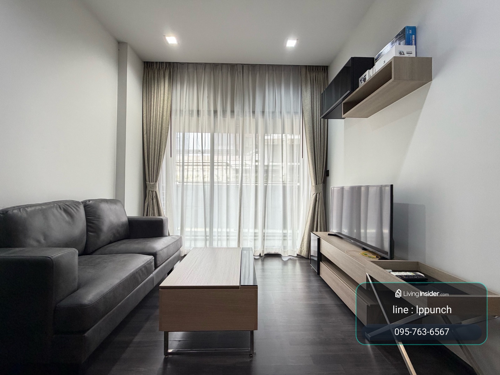 🔥 The Line Asoke - Ratchada 1ห้องนอน 1ห้องน้ำ ห้องมุม จองด่วน🔥 – รูปที่ 3