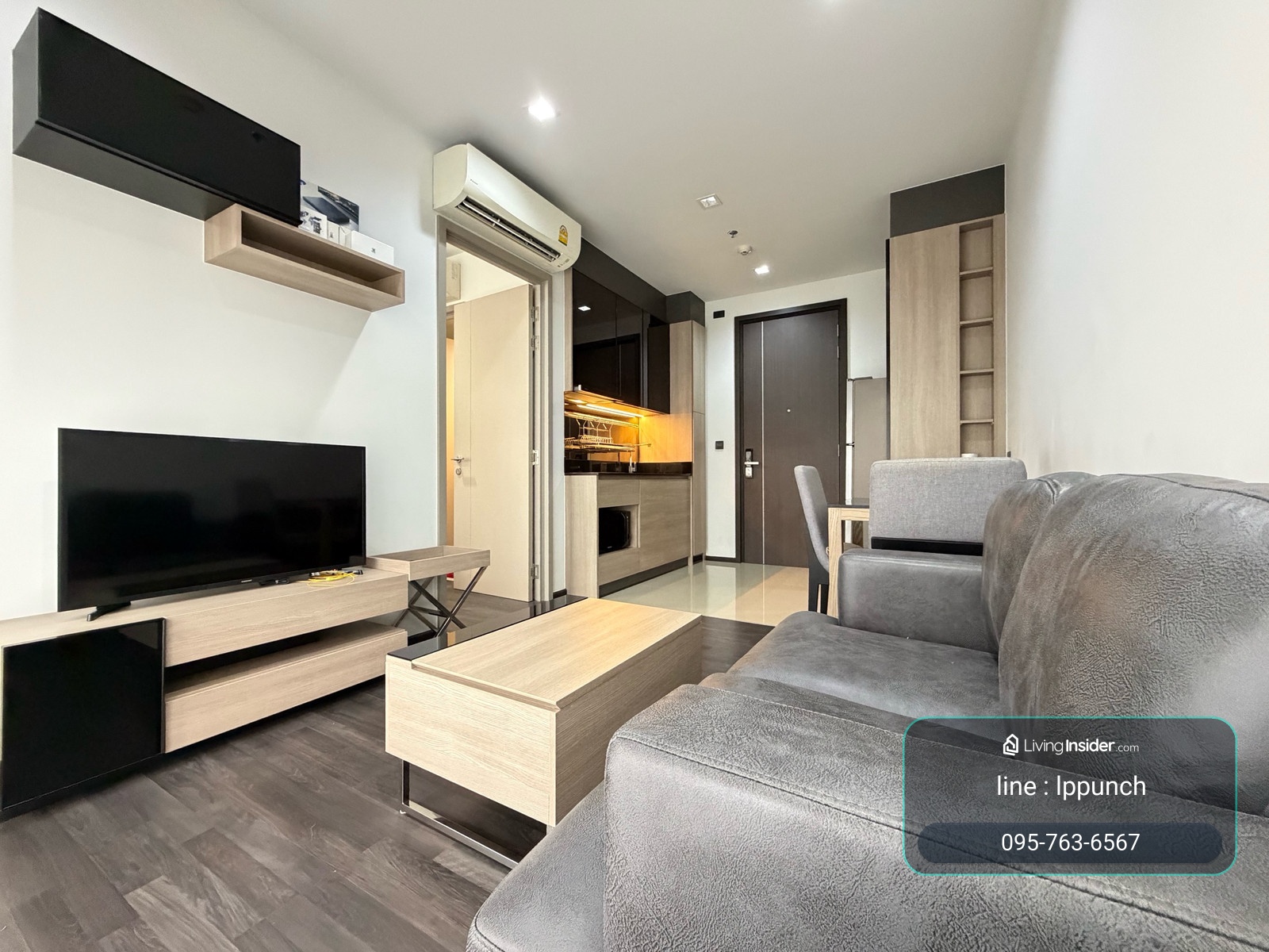 🔥 The Line Asoke - Ratchada 1ห้องนอน 1ห้องน้ำ ห้องมุม จองด่วน🔥 – รูปที่ 4
