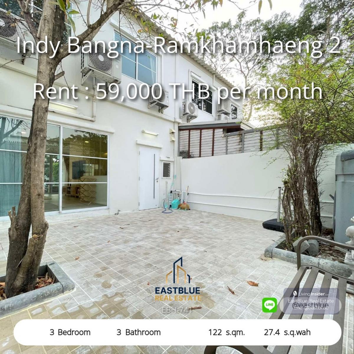 บ้านพร้อมอยู่ Indy บางนา-รามคำแหง 3 ห้องนอน ใกล้เมือง เช่าหรือซื้อได้ เริ่มต้น 65,000 บาทต่อเดือน ด่วนจำนวนจำกัด! Loading...