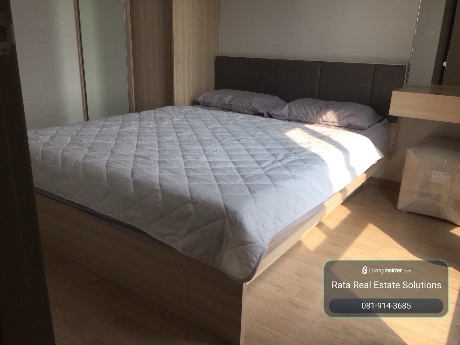ห้องพร้อมอยู่ 2 ห้องนอน 2 ห้องน้ำ 53 ตรม ชั้น 25 วิวสระส่วนกลางจัดเต็ม – รูปที่ 3