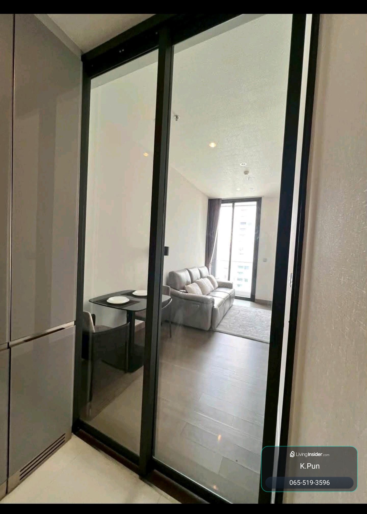 The ESSE at Singha Complex [for RENT] 🔥38,000baht🔥 Luxury Condo, new room, big size 49 sq.w., the best price in the building next to Phetchaburi and Airport Link Experience luxury By yourself 📱065-5193596, Line: 065-5193596 (Khun Pan) – รูปที่ 2