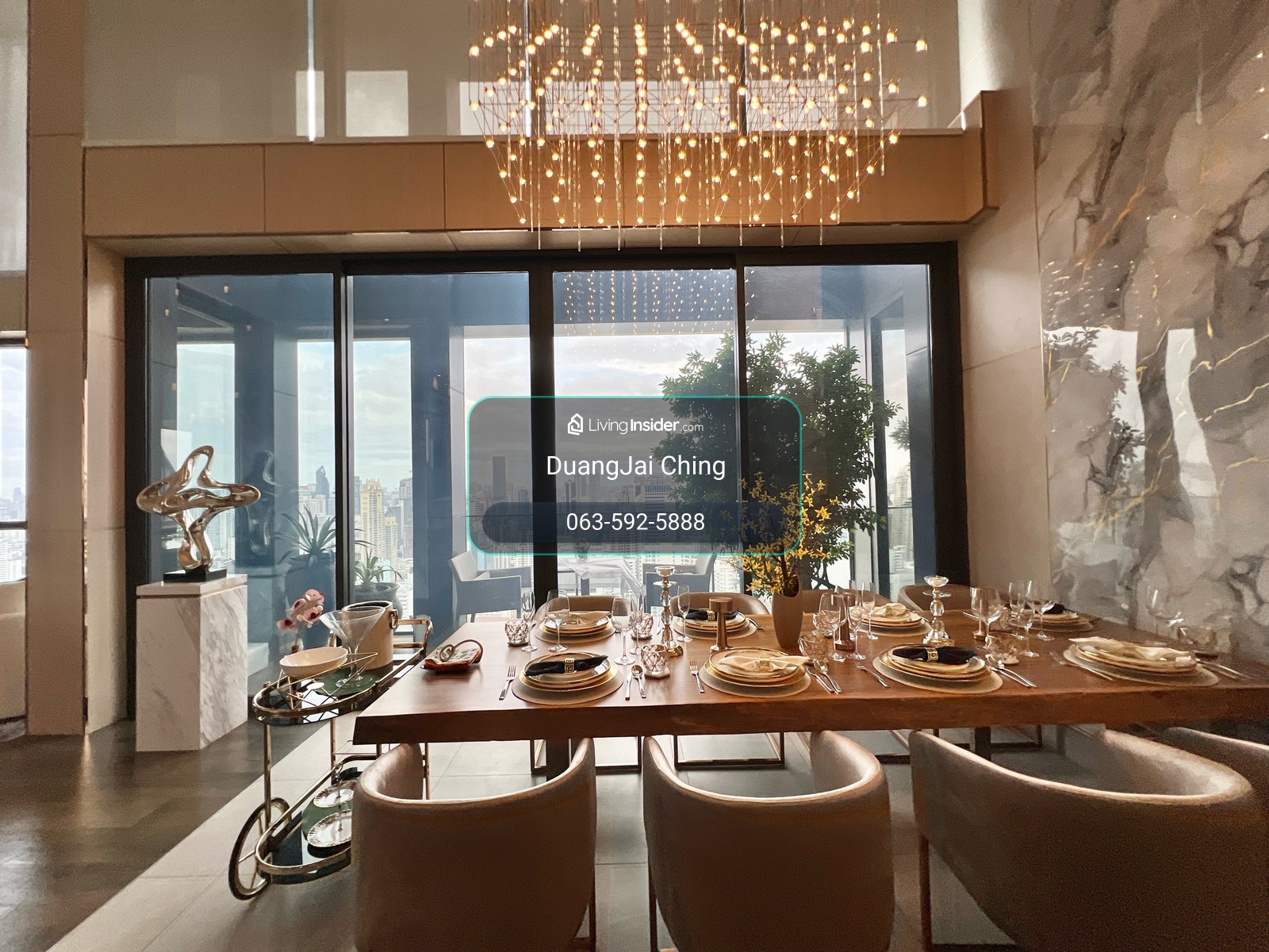 For Sale  : The Esse Singha Complex ( Penthouse)  4bed5bath 300sqm 145 MB – รูปที่ 4