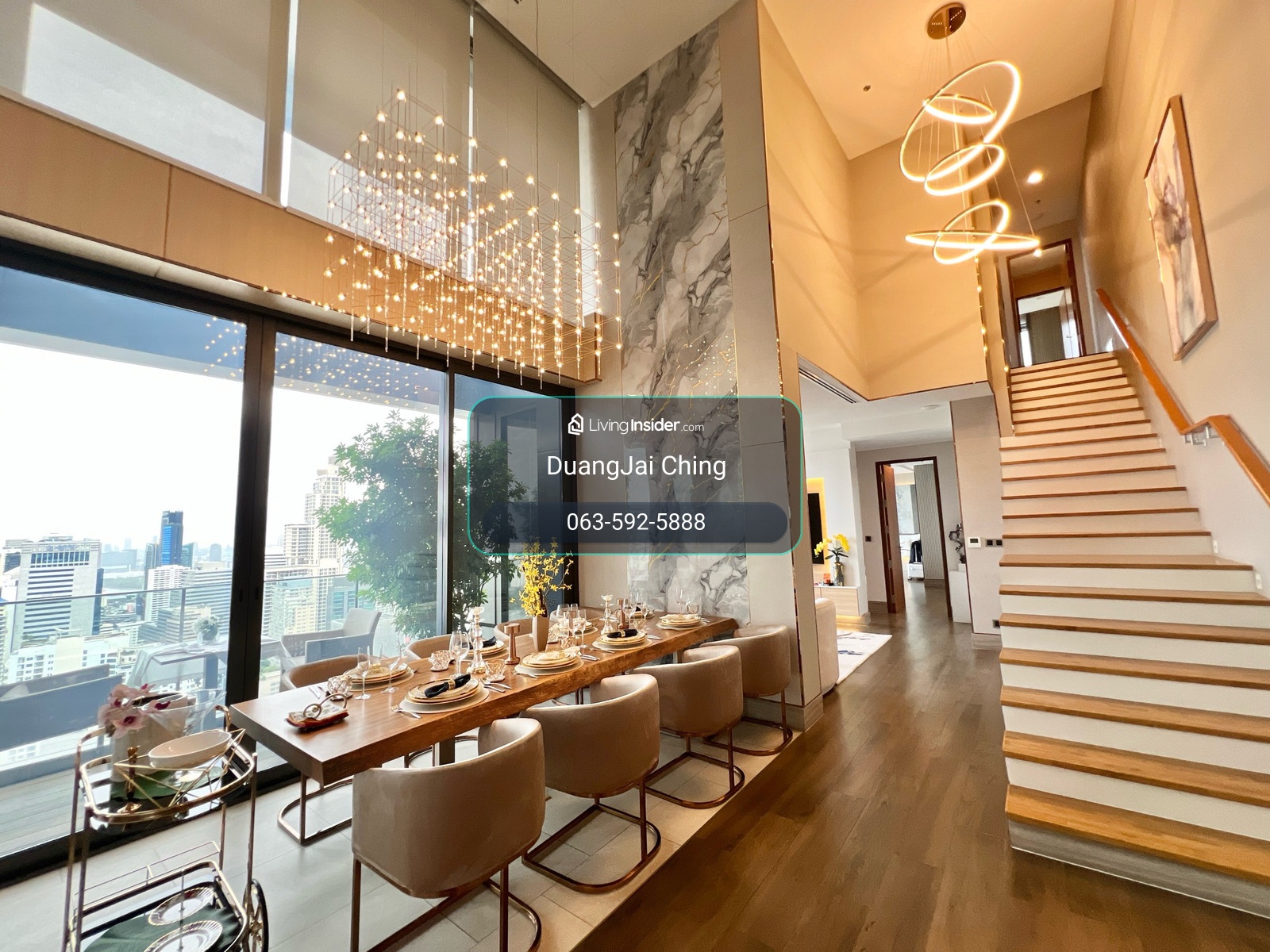 For Sale  : The Esse Singha Complex ( Penthouse)  4bed5bath 300sqm 145 MB – รูปที่ 2