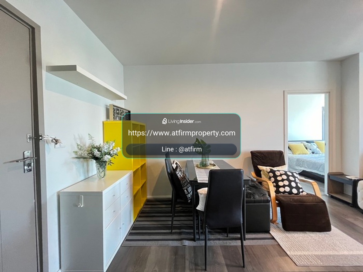 📢📢For Rent The Stage Taopoon Interchange (2 Bed 56 ตร.ม/21000) ชั้น 25 ใกล้เกตเวย์/ใกล้ MRT สนใจ Line ID: @atfirm  – รูปที่ 3