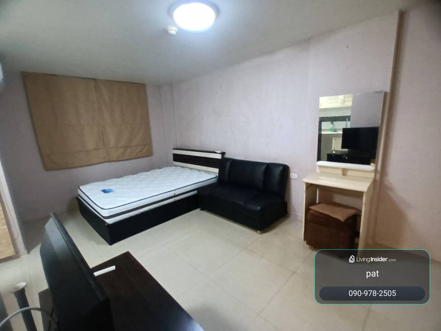 hire!!! Lumpini Bodindecha-Ram, Size 28 sqm. C, 4th floor, price 6,500 baht with full furniture and electrical appliances. – รูปที่ 2