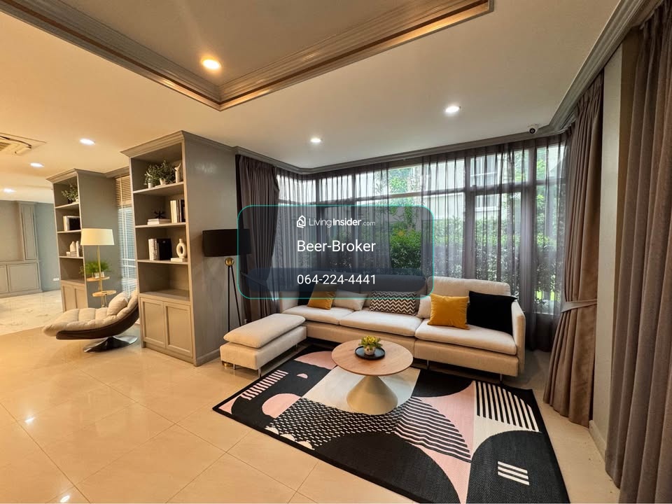 4-Bedroom Detached House with Luxury Furniture (as pictured) near SISB and DBS Schools, located on Chaiyapruek-Chaengwattana Road.  – รูปที่ 3