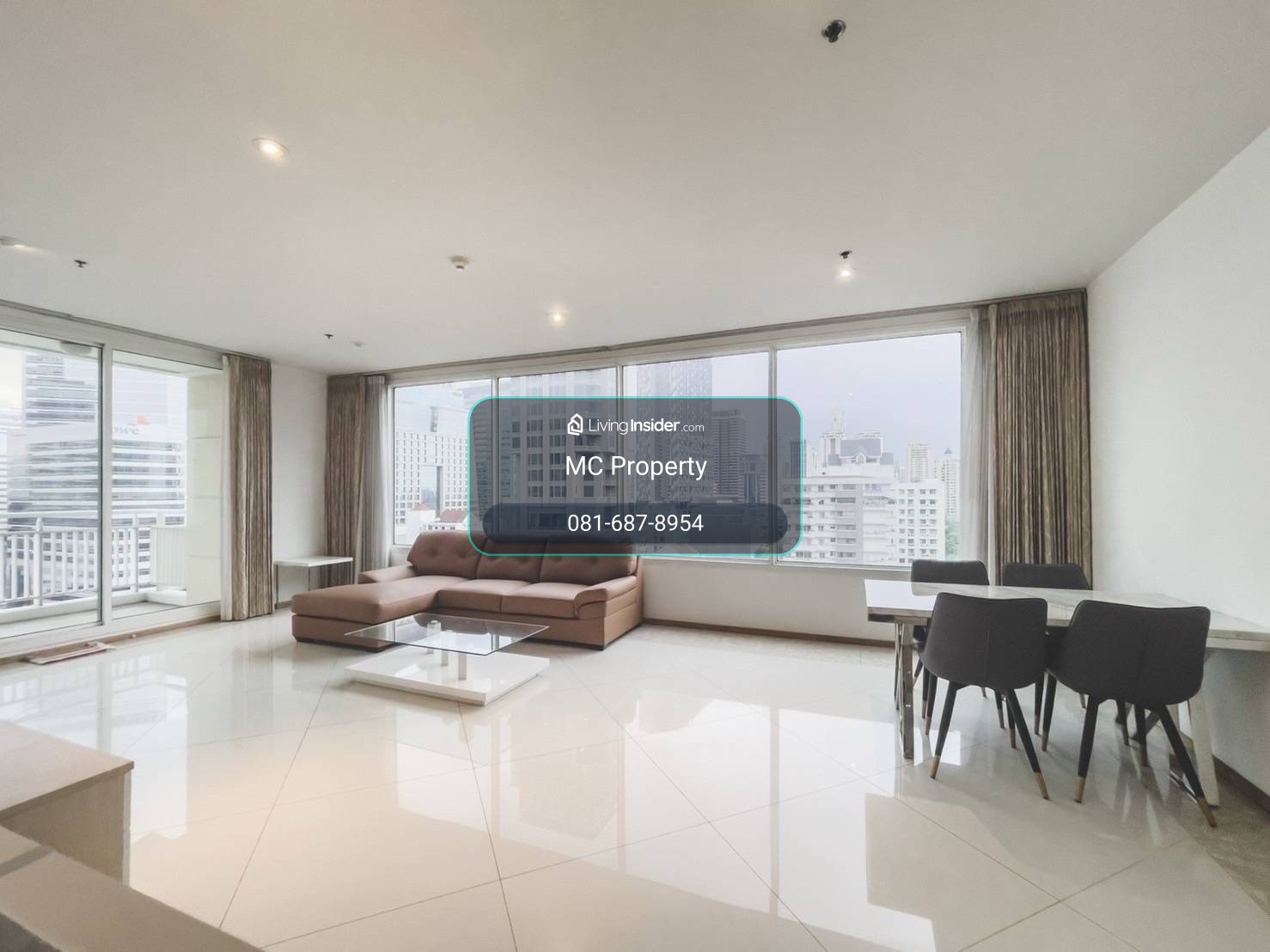 Empire place 2 bedroom 2 bathrooms 105 sqm for rent only ready to Move 55,000 please contact 0816878954 – รูปที่ 3