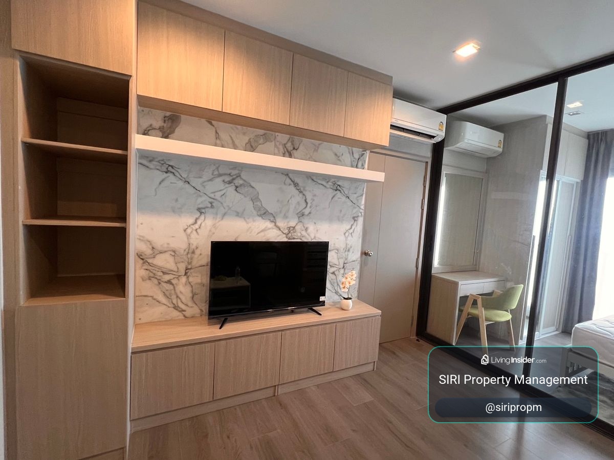 เช่าคอนโด The Politan Aqua วิวแม่น้ำ รถไฟฟ้าสถานีพระนั่งเกล้า 1 นอน 1 น้ำ  เฟอร์นิเจอร์และเครื่องใช้ไฟฟ้าครบ – รูปที่ 2