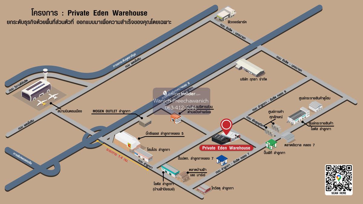 Warehouse for Rent in Lam Luk Ka Khlong 6 | 955 sqm Private Compound Loading...