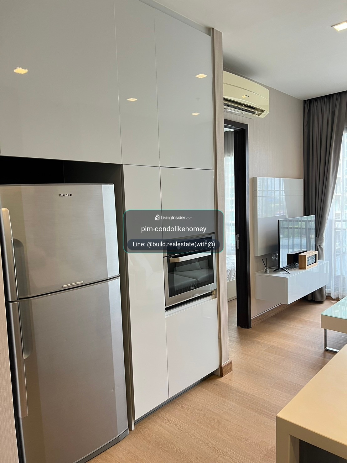 ต่อรองได้- Ivy Ampio Luxury Condo  ห้องจริงสวย Fully furnished ใกล้MRT ศูนย์วัฒนธรรม – รูปที่ 2