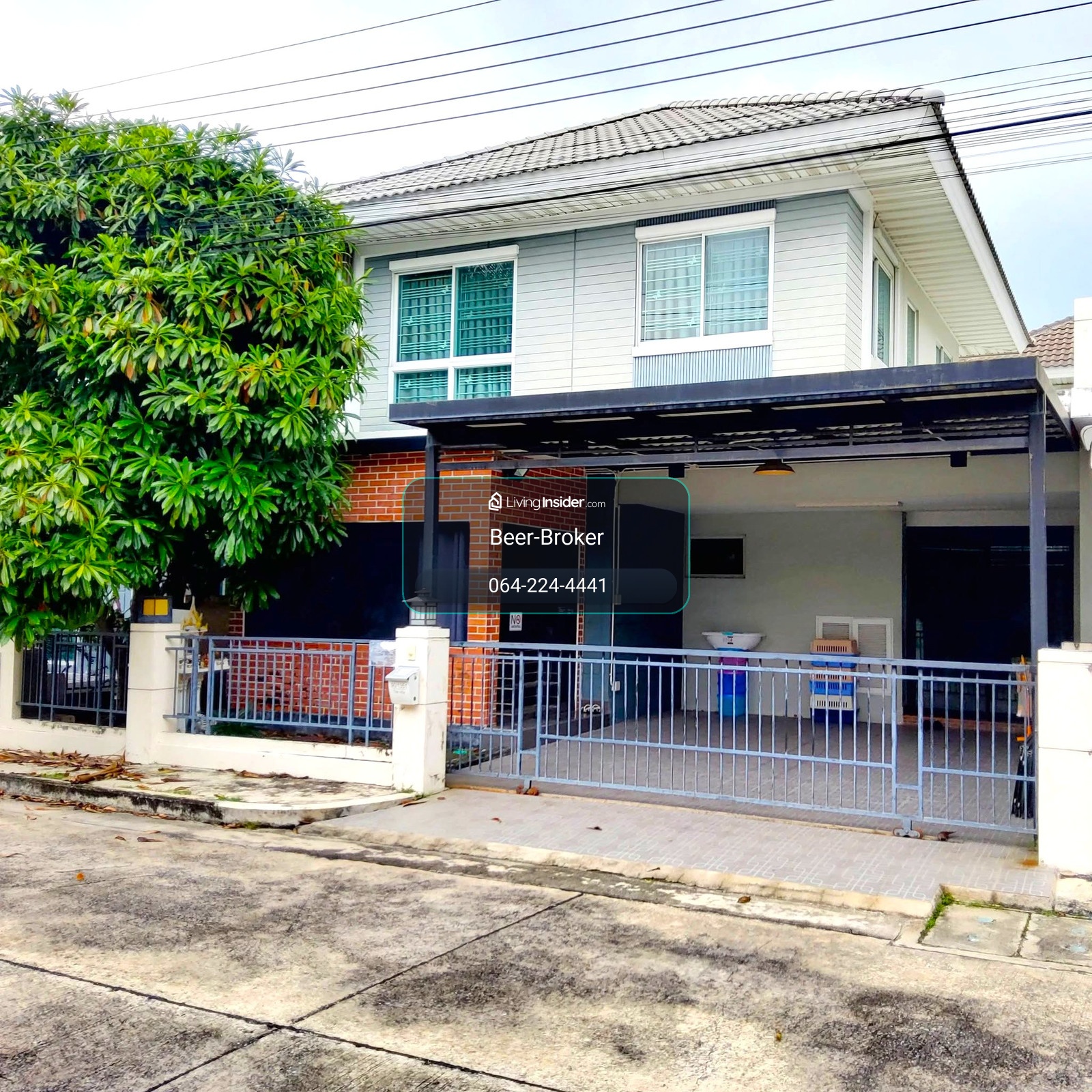 บ้านเดี่ยว 2ชั้น 4ห้องนอน เฟอร์นิเจอร์ตามรูป 100% ติดโรงเรียนสารสาสน์ไทรน้อย – รูปที่ 3
