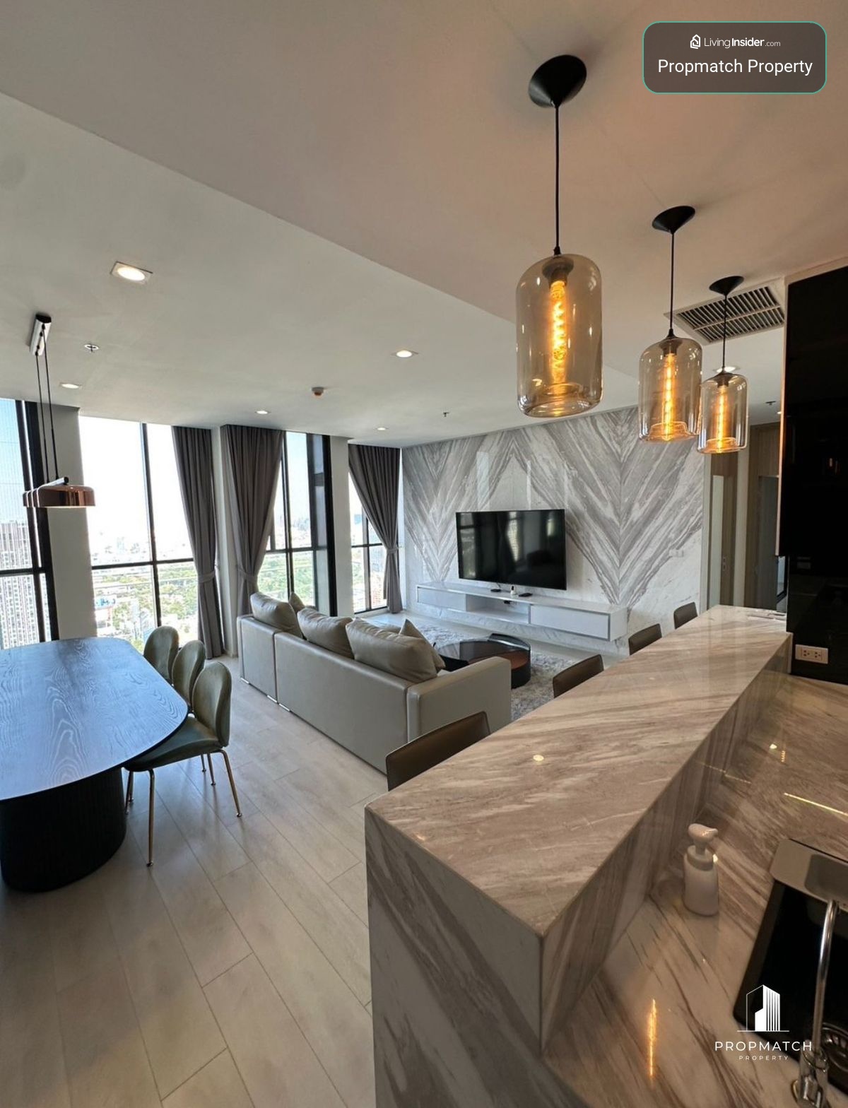 ✨Flash Deal ✨Noble Ploenchit ( 2Bed 2Bath 120SQM.) พร้อมอยู่ ! เพียง 44,000,000 บาท Tel.0981315848 @propmatch – รูปที่ 2