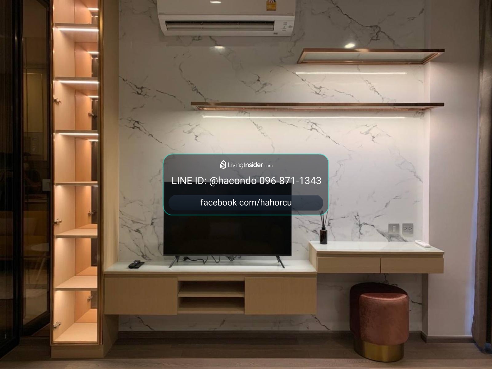 Park Origin Phayathai【𝐒𝐄𝐋𝐋 & 𝐑𝐄𝐍𝐓】🔥ห้องสวย ที่ตกแต่งให้ความรู้สึกหรูหราและอบอุ่น พร้อมโทนสีสดใสสุดชิค🔥 ติดต่อไลน์ไอดี: @hacondo – รูปที่ 3