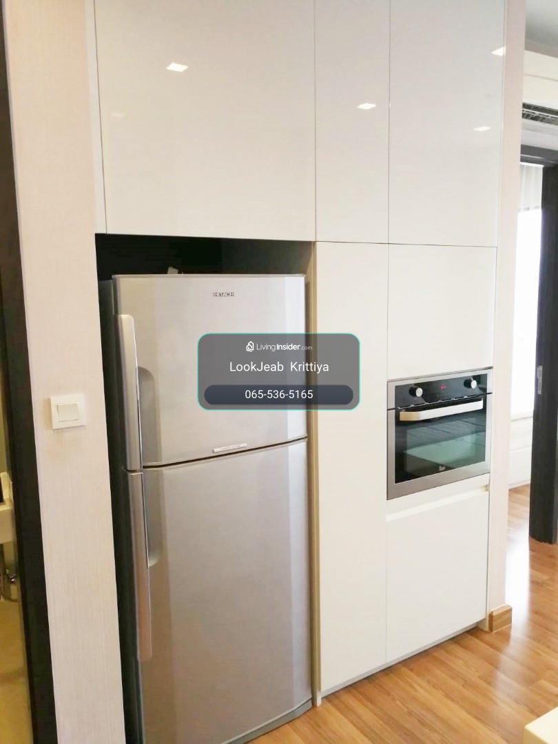 IVY AMPIO Ratchada–Rama 9 🏙️ 44 sq m., 9th floor, beautiful open view, near MRT Cultural Center 250 m., fully furnished, ready to move in, 27,000 baht/mo. 📞 065-536-5165 #Condo for rent #Rama 9 #Ratchada #IVYAmpio – รูปที่ 4