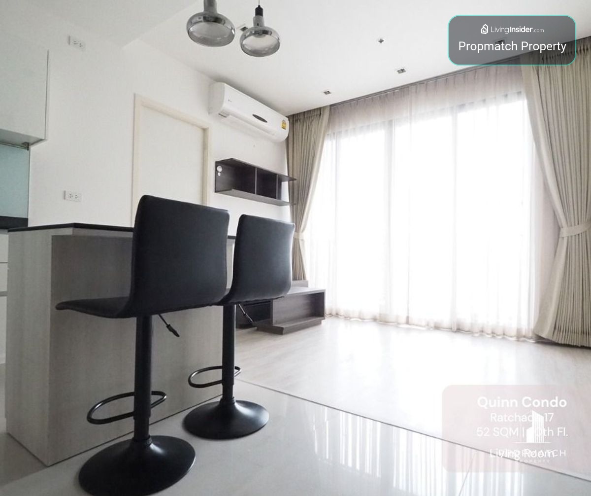 ✨Flash Deal ✨Quinn Ratchada 17 ( 1Bed 1Bath 52SQM.) พร้อมอยู่ ! เพียง 4,990,000  บาท Tel.0981315848 @propmatch – รูปที่ 2