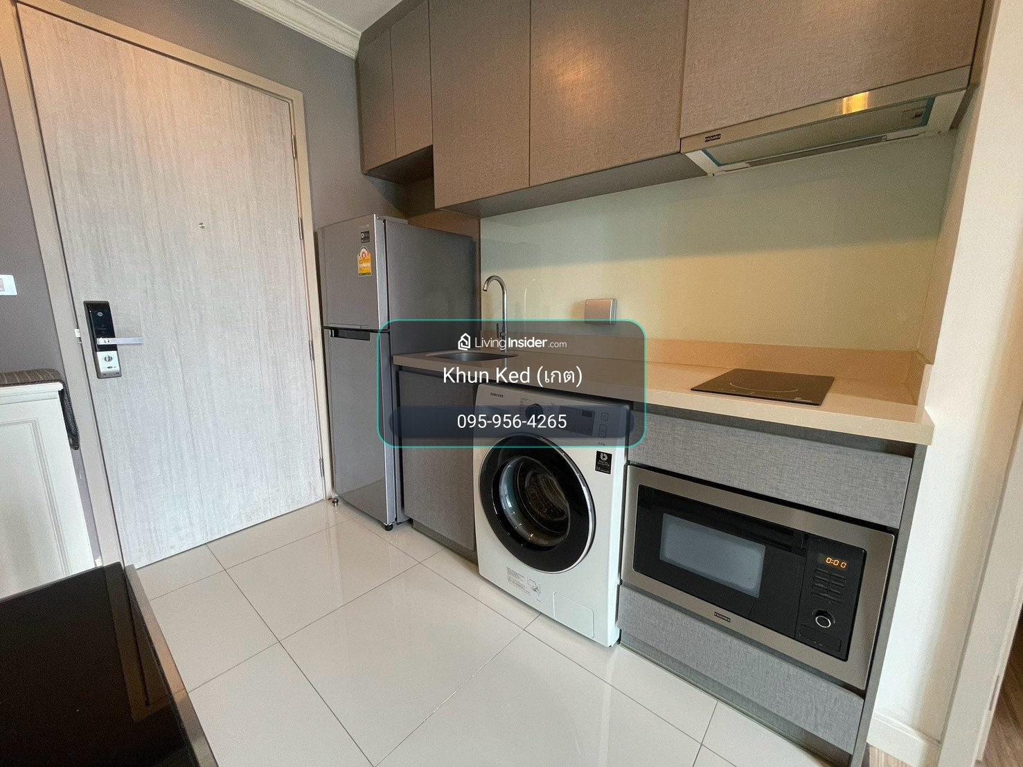 (FOR RENT) RHYTHM Sukhumvit 36-38 | 1 นอน 34 ตร.ม. ห้อง Built-in ตกแต่งอย่างดี เฟอร์เครื่องใช้ไฟฟ้าครบ วิวสระ ⎯ ใกล้ 🚆ฺ BTS ทองหล่อ – รูปที่ 4