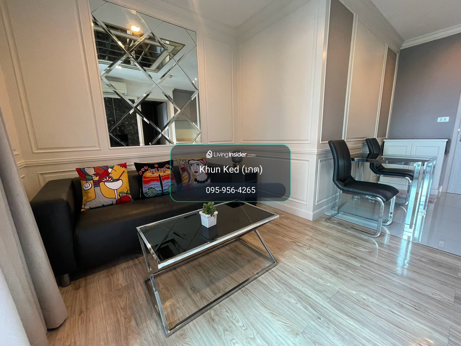 (FOR RENT) RHYTHM Sukhumvit 36-38 | 1 นอน 34 ตร.ม. ห้อง Built-in ตกแต่งอย่างดี เฟอร์เครื่องใช้ไฟฟ้าครบ วิวสระ ⎯ ใกล้ 🚆ฺ BTS ทองหล่อ – รูปที่ 2