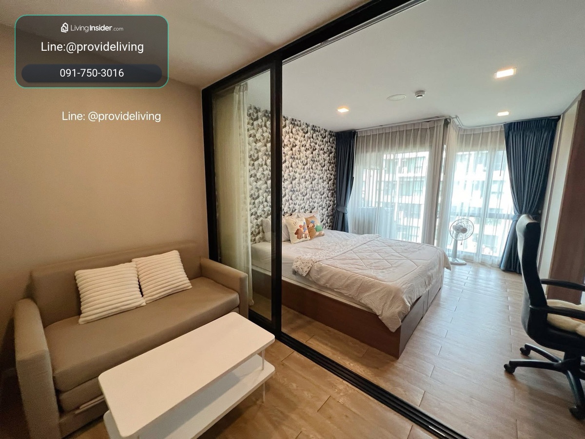 ✨Provideliving✨ให้เช่า Kave Town Space ห้องใหญ่ 28ตรม.ราคาดีสุดในตึก 11,000 เท่านั้น 🔥📞091-7503016พี่แคท – รูปที่ 2