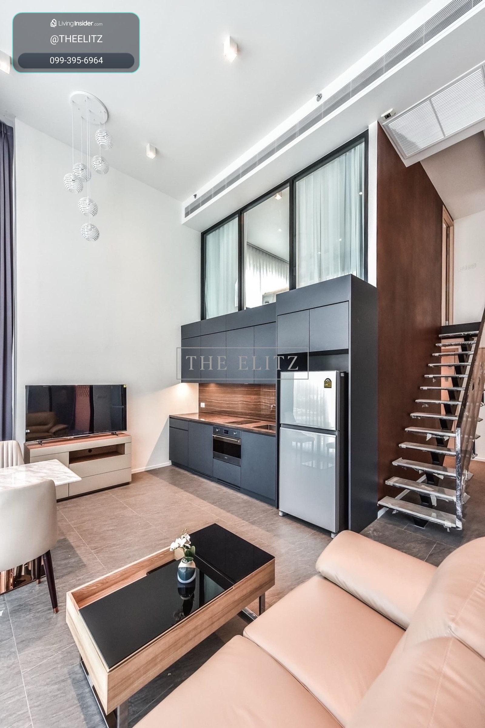 ✨ Beautiful Duplex Living - Stylish Design & A Distinctive Two-Level Residence in the Heart of Silom ✨  – รูปที่ 3