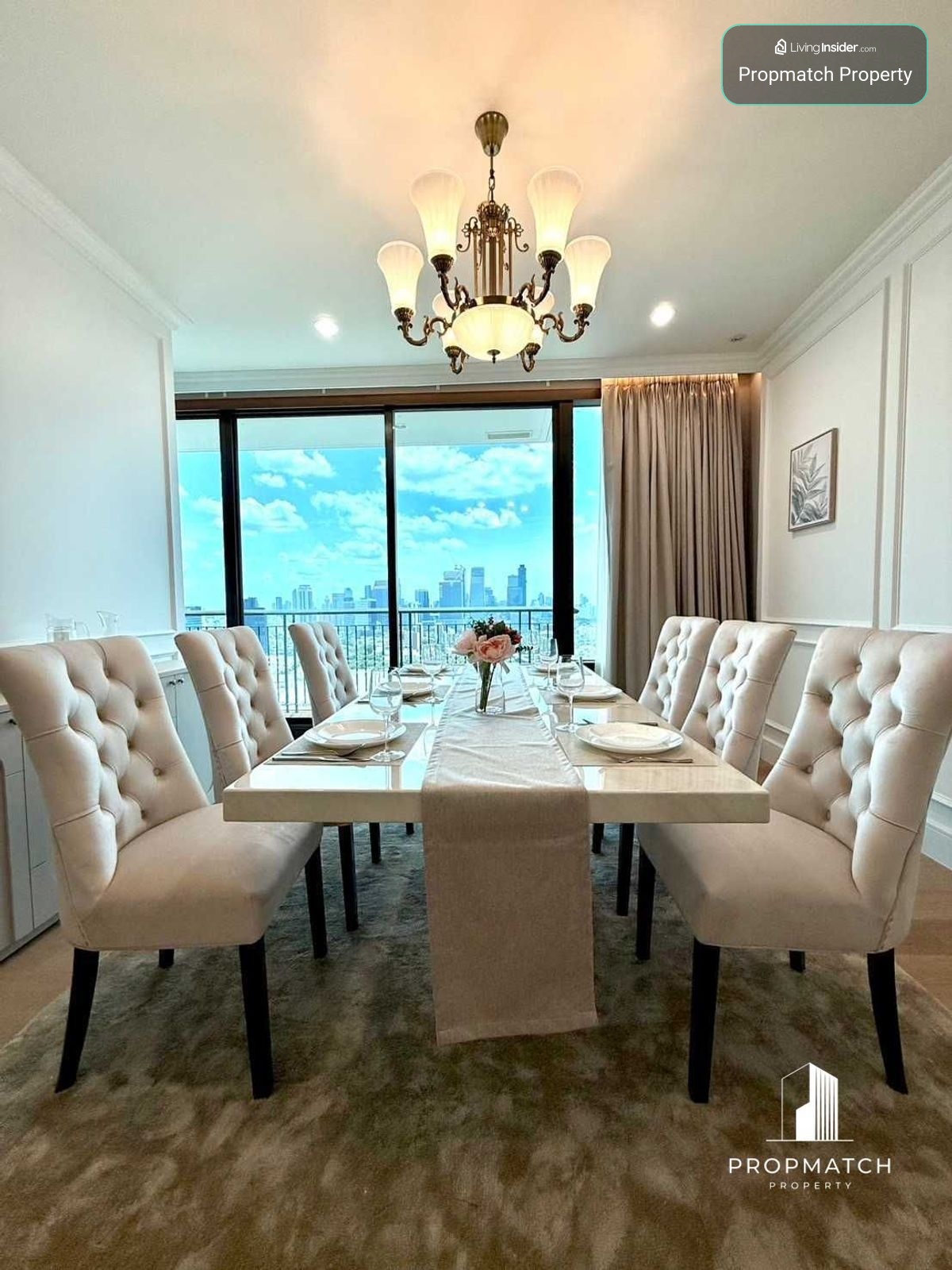 ✨Flash Deal ✨Auguston Sukhumvit 22( 3Bed 4Bath 151SQM.) แต่งครบพร้อมอยู่ !! เพียง 125,000 บาทต่อเดือน Tel.0981315848 @propmatch – รูปที่ 4
