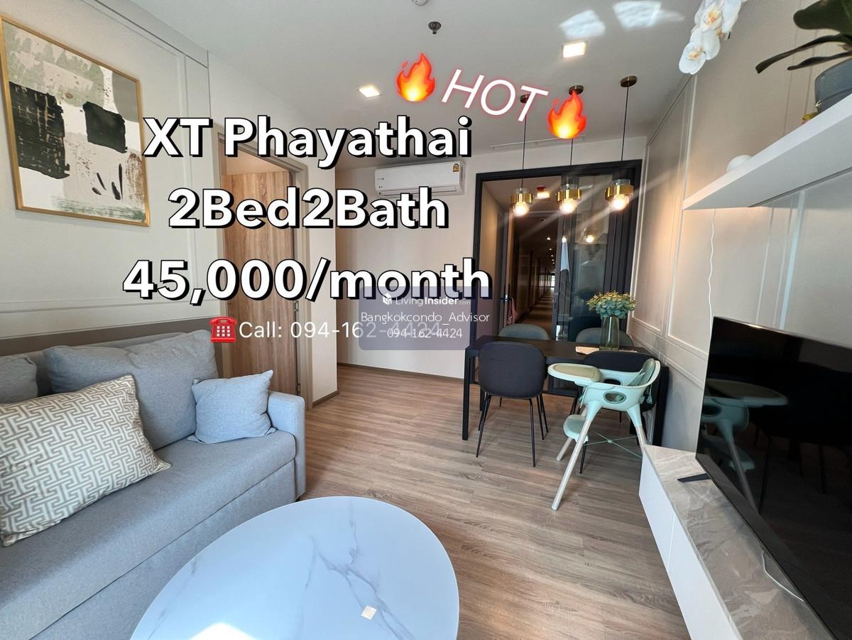 XT Phayathai 2BED 2BATH * Best Price * 🔥45,000/Month🔥rare Unit Please Hurry !!! ☎️Call/Line: 094-162-4424 Loading...