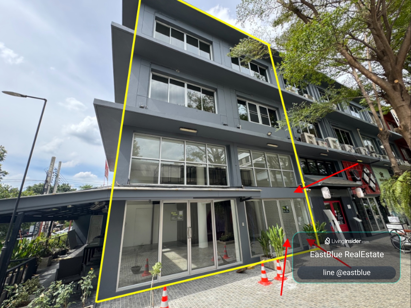 Create a work space at home in Lat Phrao, 3 bedrooms, 3 bathrooms. Home Office Living: 3 Beds, 3 Baths in Ladprao, 55,000 THB/month – รูปที่ 2
