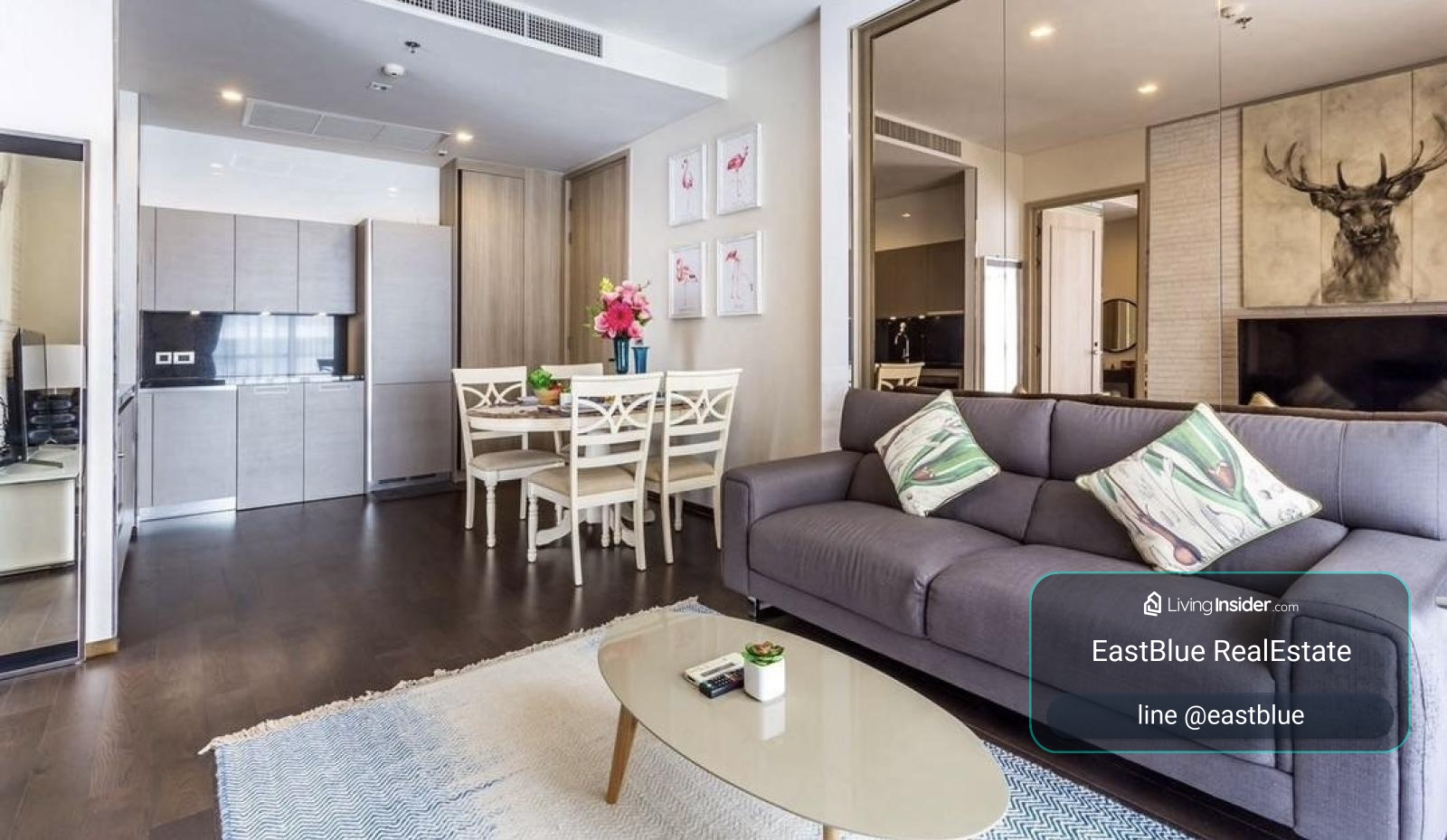 Luxury condo for rent, The XXXIX, in the heart of Phrom Phong, 55 sq m., Infinity pool view. Price only 50,000 baht/month, near BTS, Emporium and leading hospitals! – รูปที่ 3