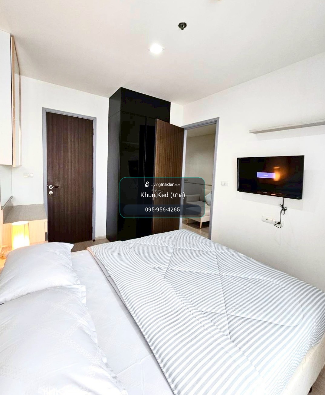 (FOR RENT)  🟢คอนโด RHYTHM 44/1 ห้องสวยตกแต่งอย่างดี 1 นอน 35 ตร.ม. พิเศษ! มีบริการแม่บ้านให้ 2 ครั้ง/เดือน ห้องชั้นสูง วิวโล่ง เฟอร์+เครื่องใช้ไฟฟ้าครบ ㅡ ติด🚆BTS พระโขนง – รูปที่ 3