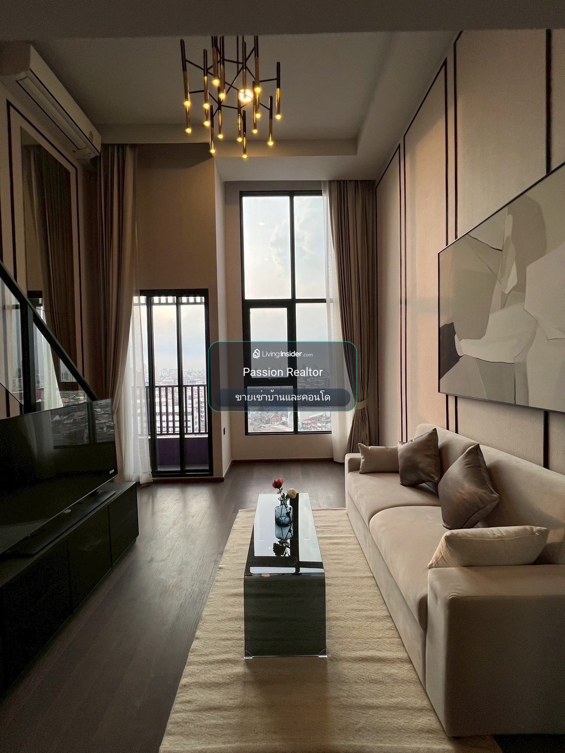 Rent 🔥 Park Origin Chula-samyan 🏢 Penthouse 3 bedrooms, size 170 sq.m. 💰 Price 170,000 baht/month* near Sam Yan and Hua Lamphong – รูปที่ 4