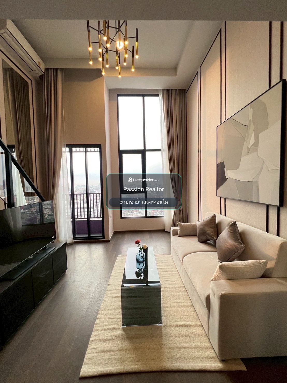 Rent 🔥 Park Origin Chula-samyan 🏢 Penthouse 3 bedrooms, size 170 sq.m. 💰 Price 170,000 baht/month* near Sam Yan and Hua Lamphong – รูปที่ 2