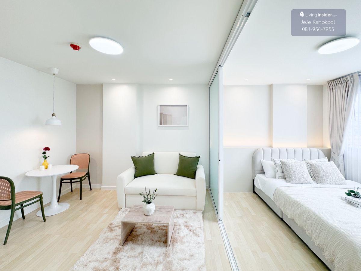 ขาย !! ดีคอนโด รามอินทรา (Dcondo Ramindra)  เฟอร์นิเจอร์ครบ  รถไฟฟ้า สายสีชมพู สถานีวัชรพล Loading...