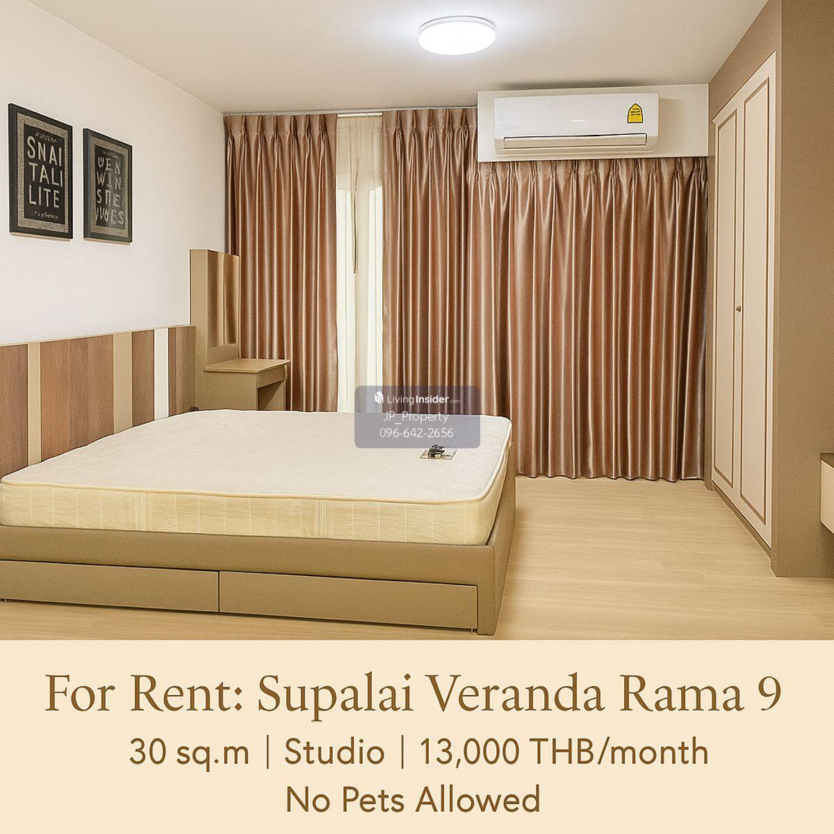 Very good price. The room is only 13000. Supalai Veranda Rama 9 Loading...