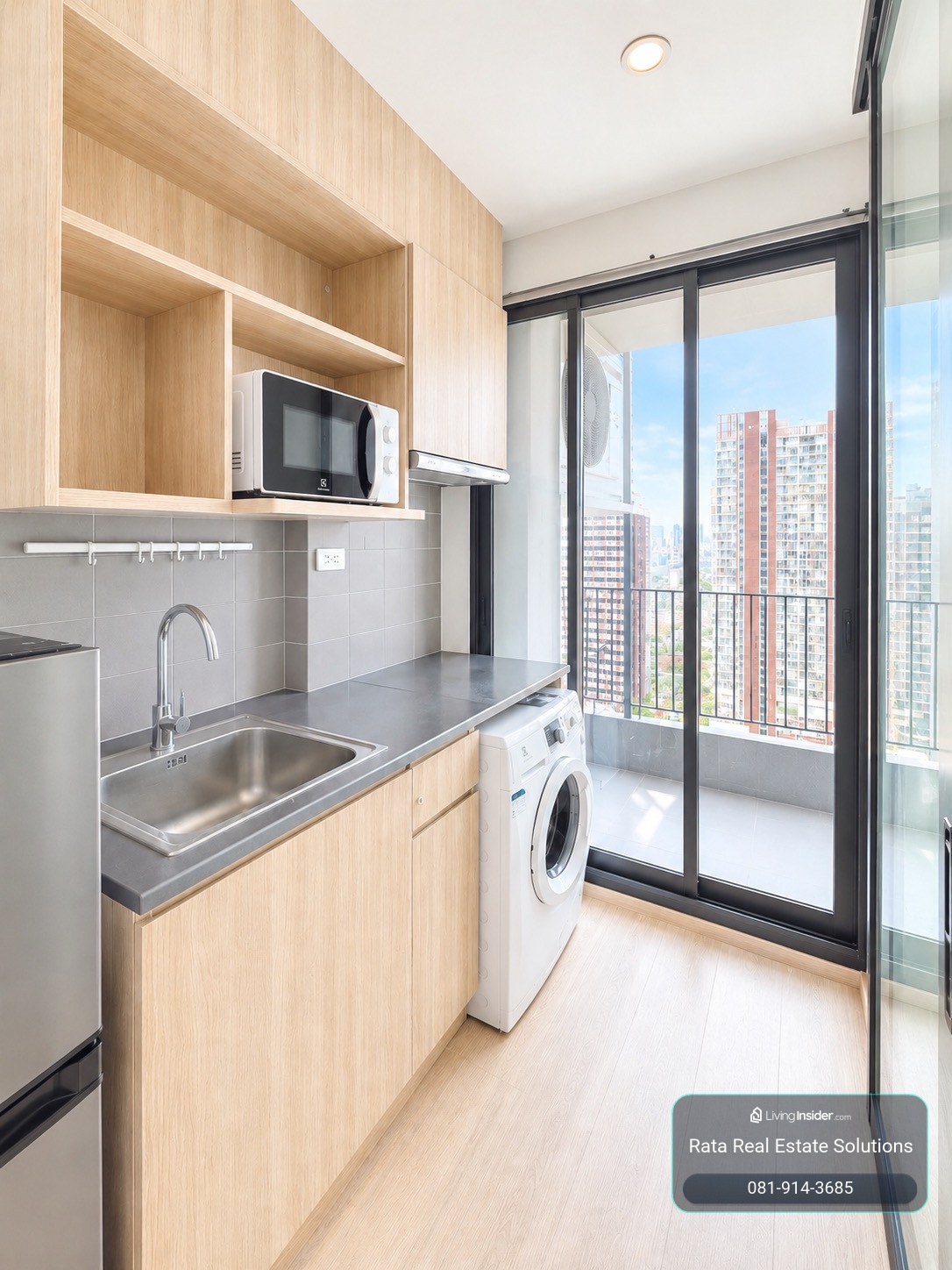 For rent: ให้เช่า 1 ห้องนอน  1 ห้องน้ำ 27 รม ชั้น 28 ตึกซี – รูปที่ 4