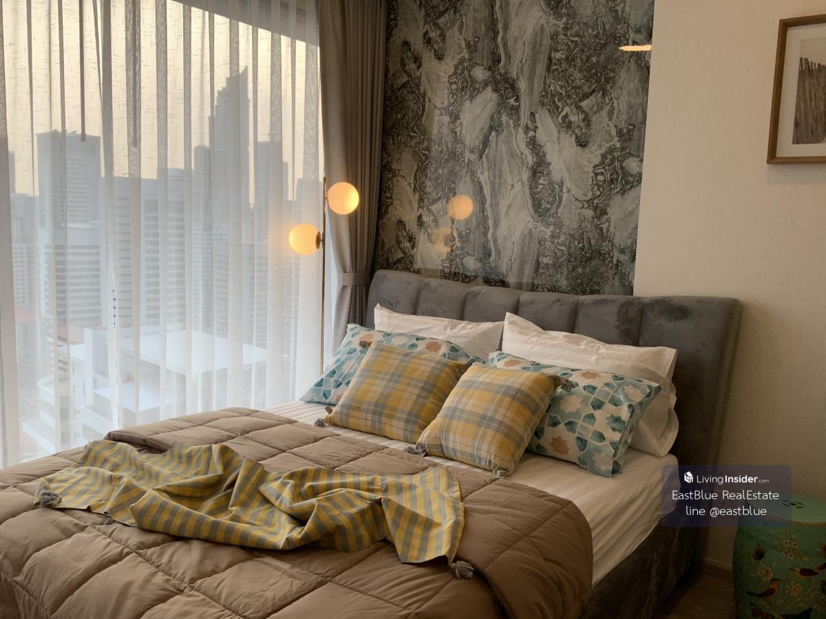 Beautiful room, Ideo Mobi Asoke, 2 bedrooms, near BTS/MRT. Rent only 38,000 baht/month with panoramic Sky Pool view! Loading...