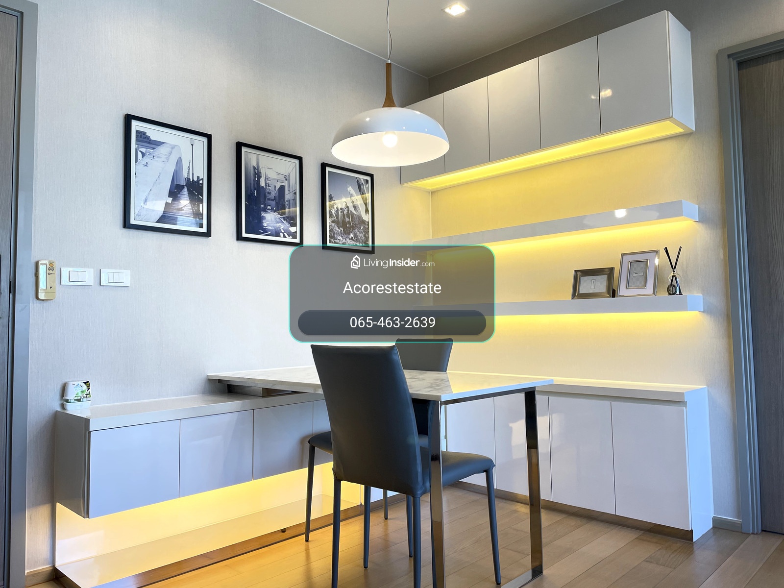 🌷 ให้เช่าคอนโด เอชคิว ทองหล่อ  ✨🌷1 ห้องนอน  1 ห้องน้ำ  | ขนาด 44  ตรม. | ชั้น 29 | Line : @acoresteatate – รูปที่ 3