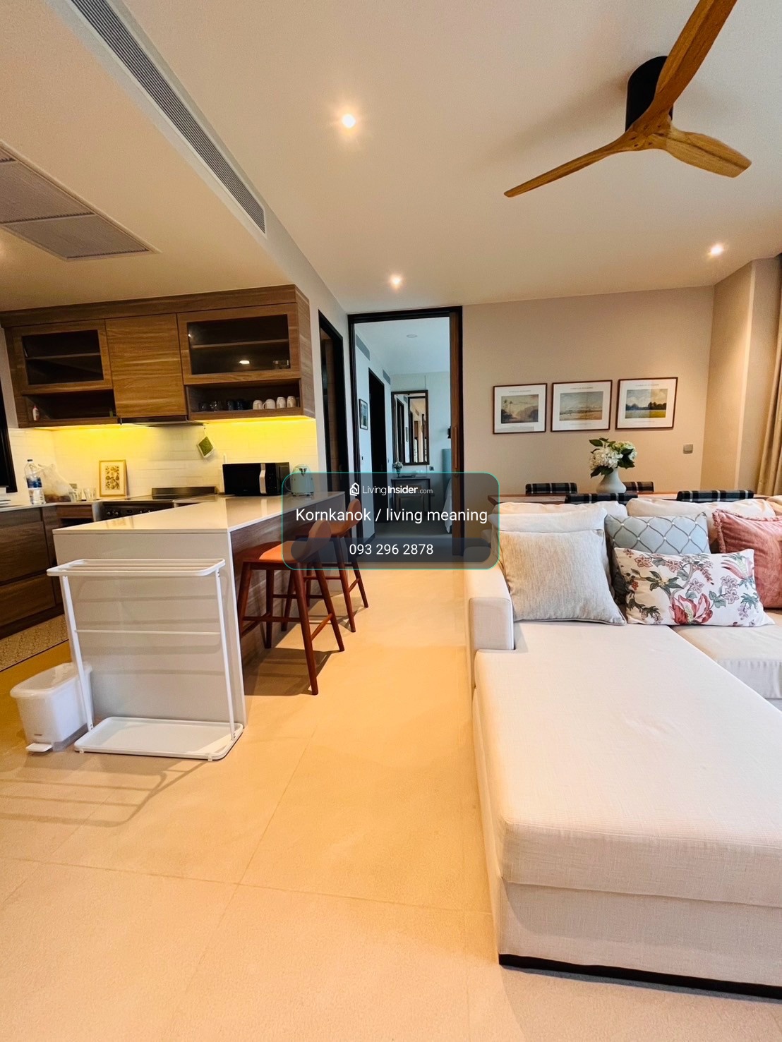 ให้เช่าคอนโดปรับปรุงใหม่  - Swan Lake Residence  2 ห้องนอน 2 ห้องน้ำ 92 ตรม. สูดอากาศสดชื่นเต็มปอด – รูปที่ 2