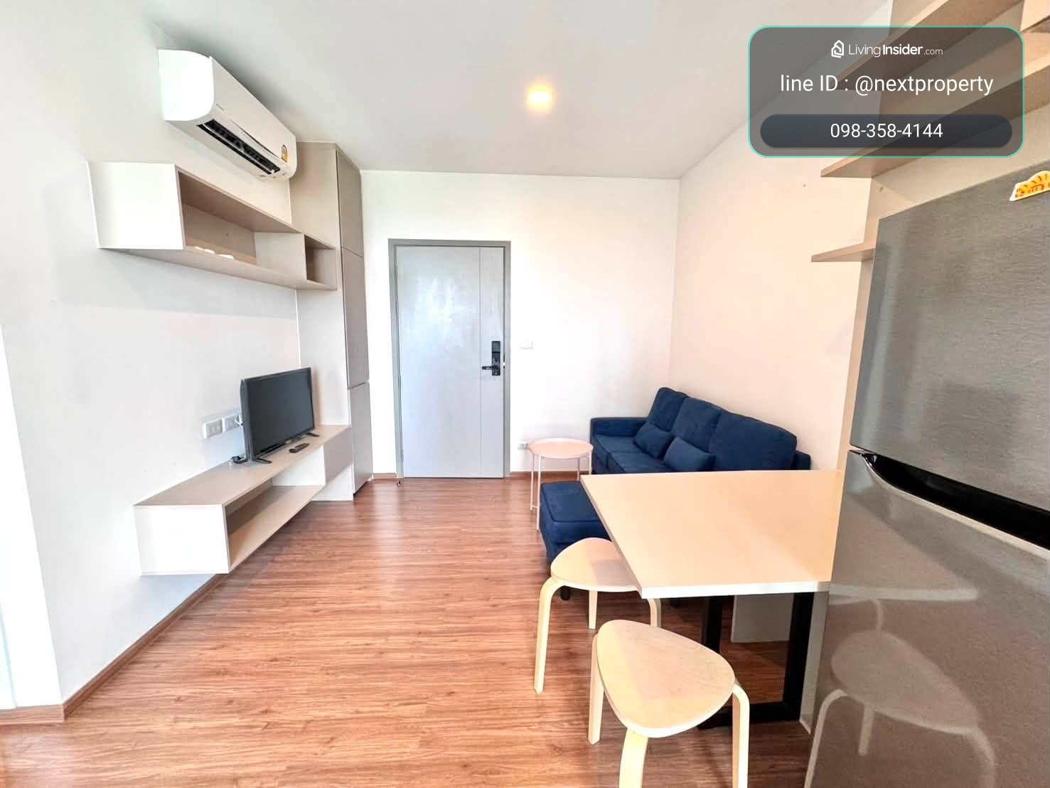 Condo for rent, The Origin, Ramkhamhaeng, 209, beautiful room with complete furniture electrical appliances. – รูปที่ 4