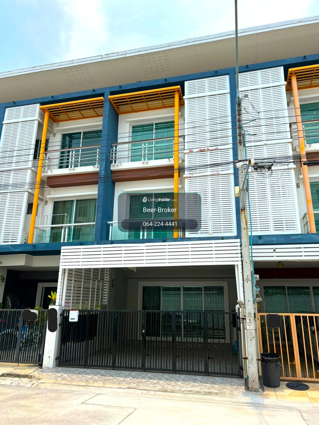 townhome, 3 bedrooms, opposite IT Square, near Don Mueang Airport, very wide road. – รูปที่ 2