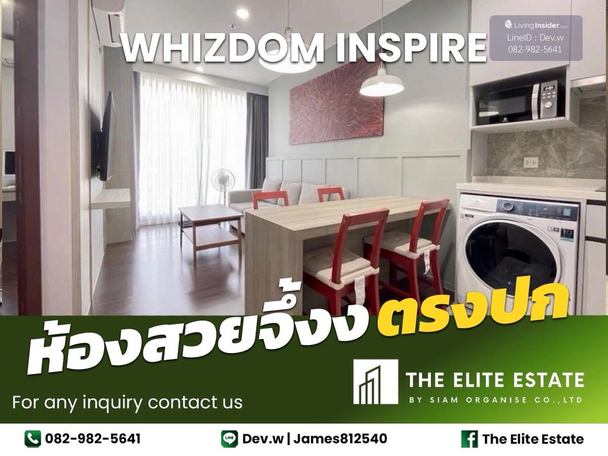 🔑✨ Exclusive Offer • Beautiful Fully Furnished • Ready-to-Move-In Unit • For Rent at ✨ Whizdom Inspire Sukhumvit  • Near 🚝 BTS Punnawithi Loading...